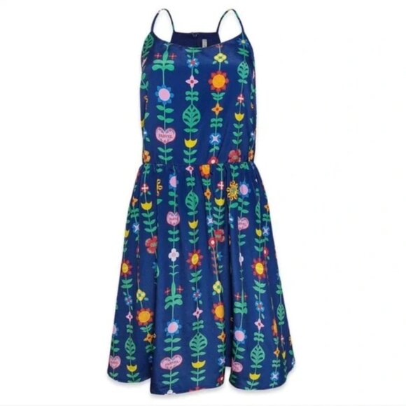 Disney Dresses & Skirts - Disney Parks It's a Small World Dress Tank Colorful Mary Blair Blue Sz XL